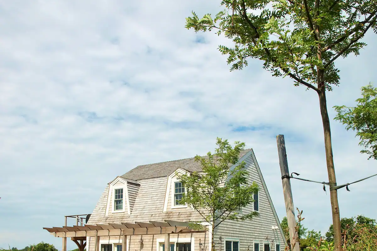 Ocean-View Saltbox at Spar Point Farm Block Island