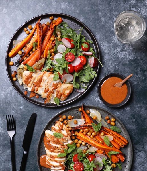 Photo of Golden Harissa Chicken