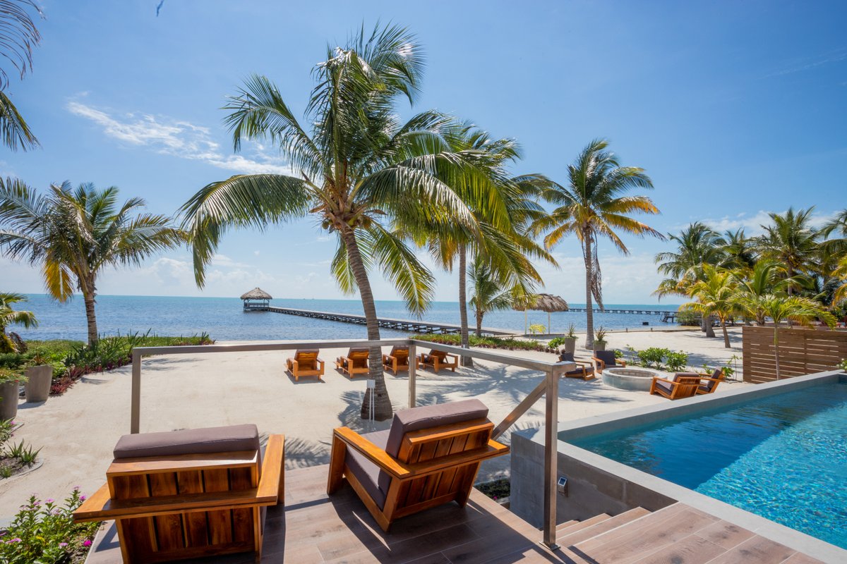 Luxury beachfront home with pool, gym, more!