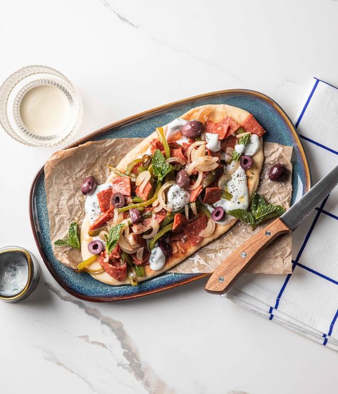 Photo of Spicy Chorizo Flatbreads