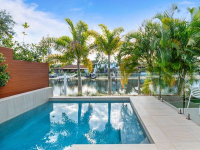 Exclusive waterfront oasis w/private beach & pool