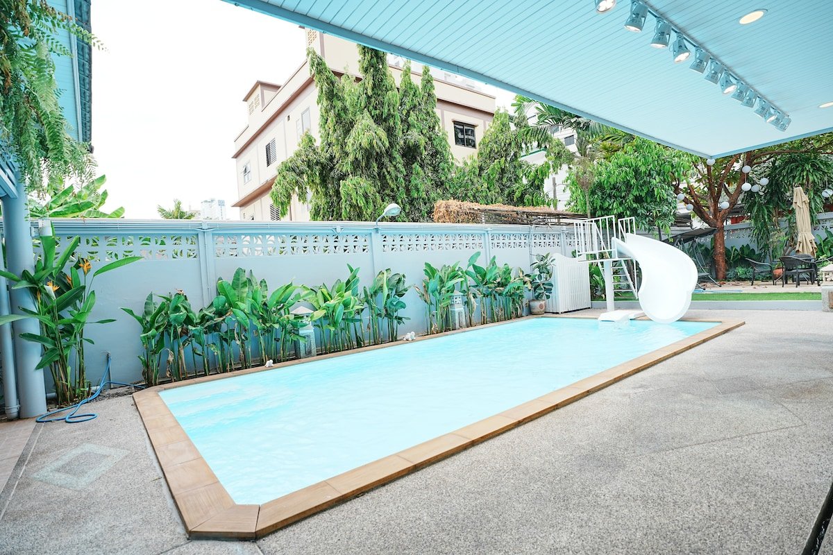 /6曼谷市中心独栋泳池别墅BTS Asok 5间卧室6个卫生间 gallery image 5