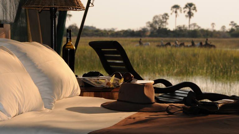 Macatoo Camp - African Horseback Safaris Double Tent