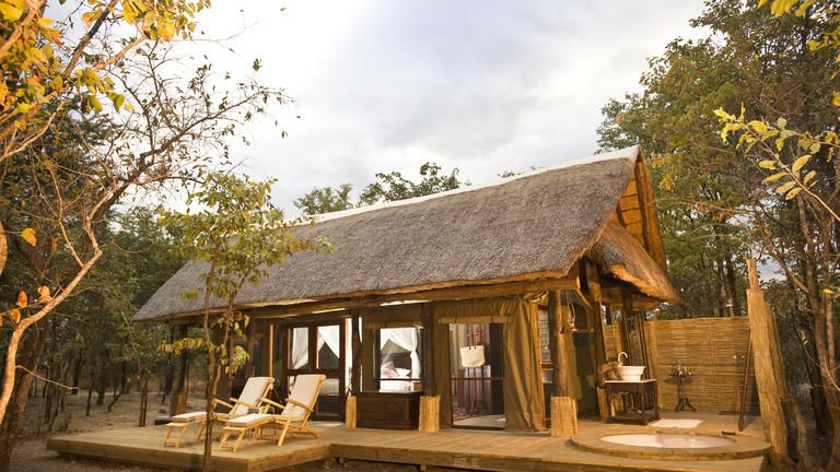 Zungulila Bushcamp Zungulila tents