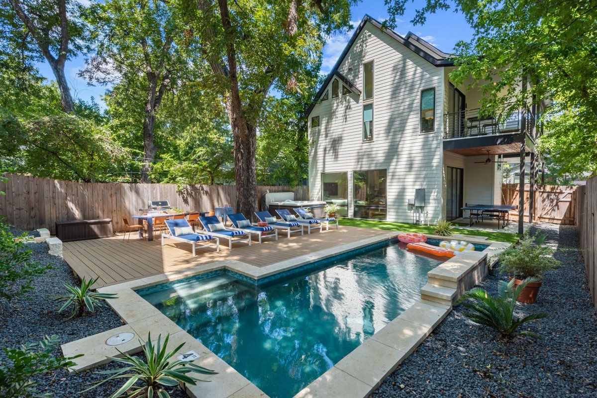 Pool, Hot Tub | 1mi Downtown, Walkable | Luxe Beds