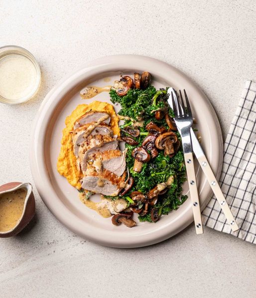 Photo of Herb-crusted Pork Fillet & Mustard Sauce