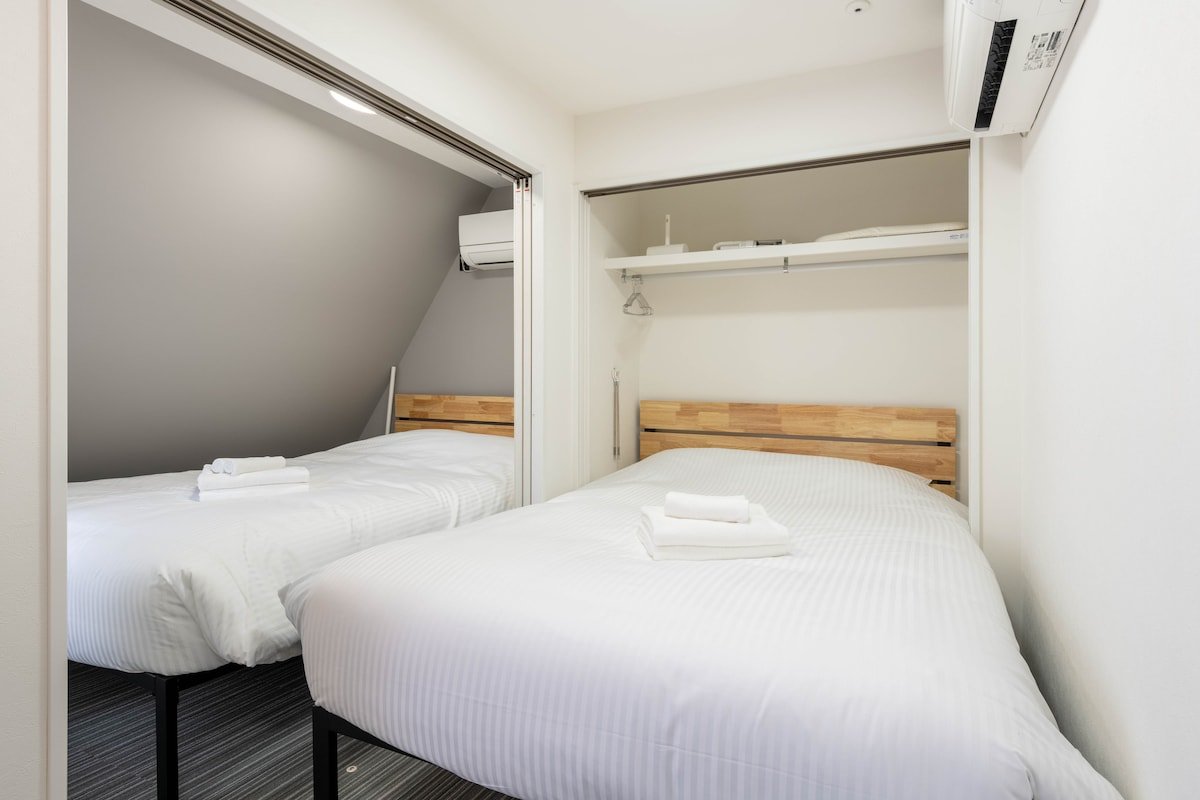 NEW/新築3階/新宿/神楽坂/駅徒歩2分/3寝室/3バスルーム/3トイレ/最大10名/EV無し/D gallery image 4