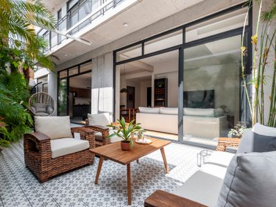 Stunning 3-bdr Garden House in Roma Norte