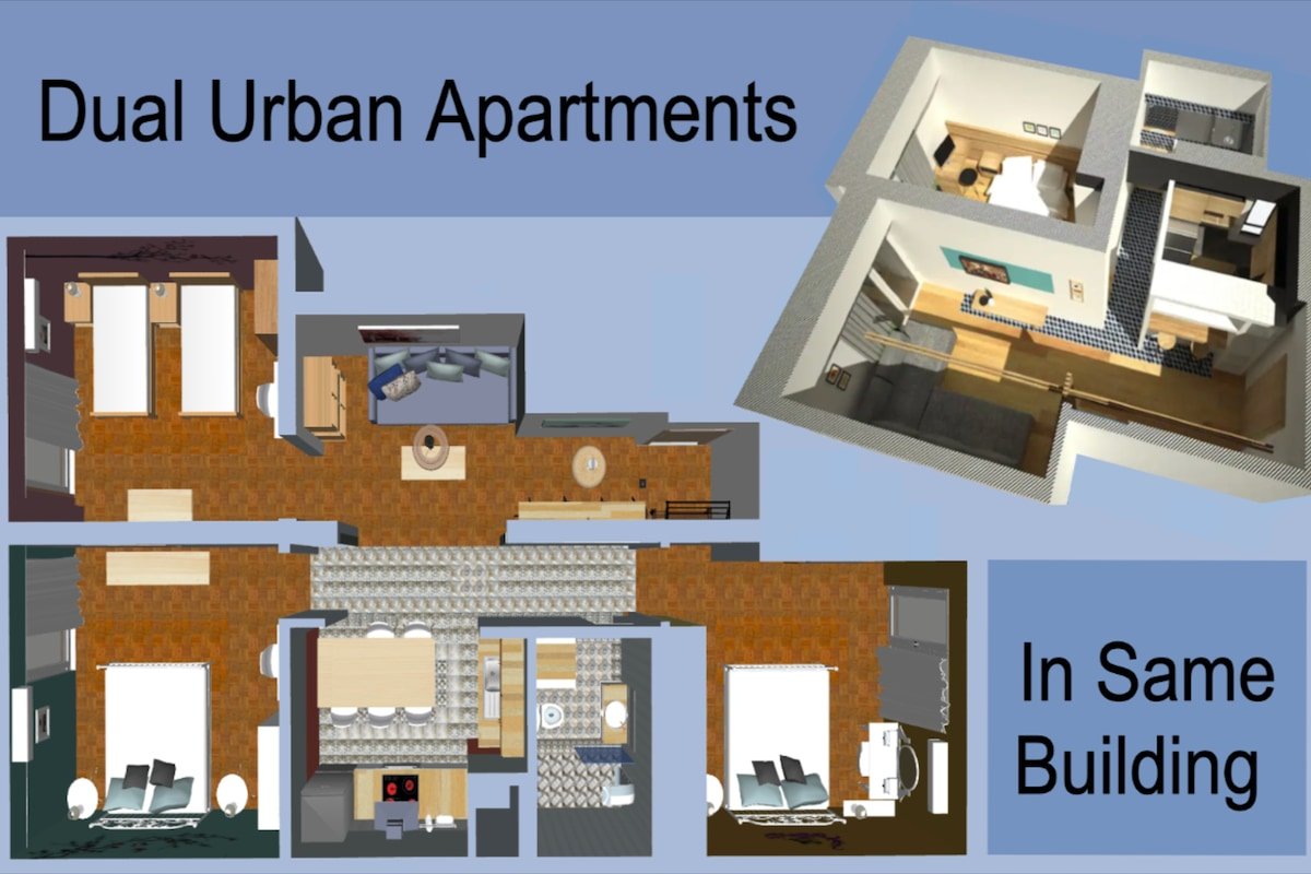 12 Guests: 2 Apts, Near Metro! gallery image 2