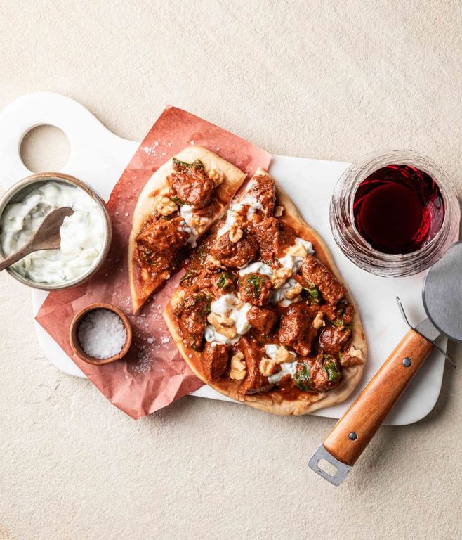 Photo of Harissa Ostrich Flatbreads