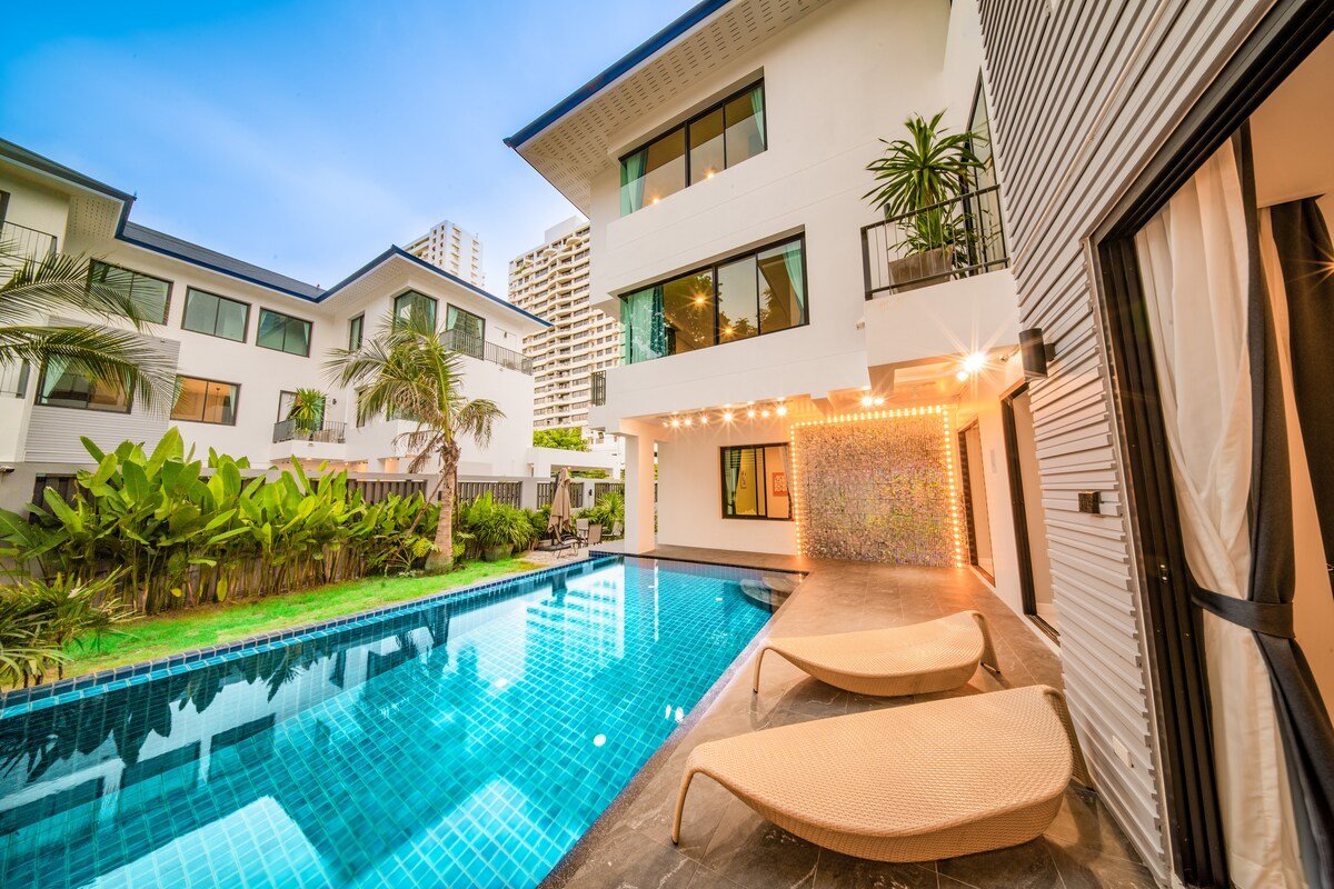 曼谷市中心独栋泳池别墅市BtsPhrom phong 7卧7卫Emquartier gallery image 3