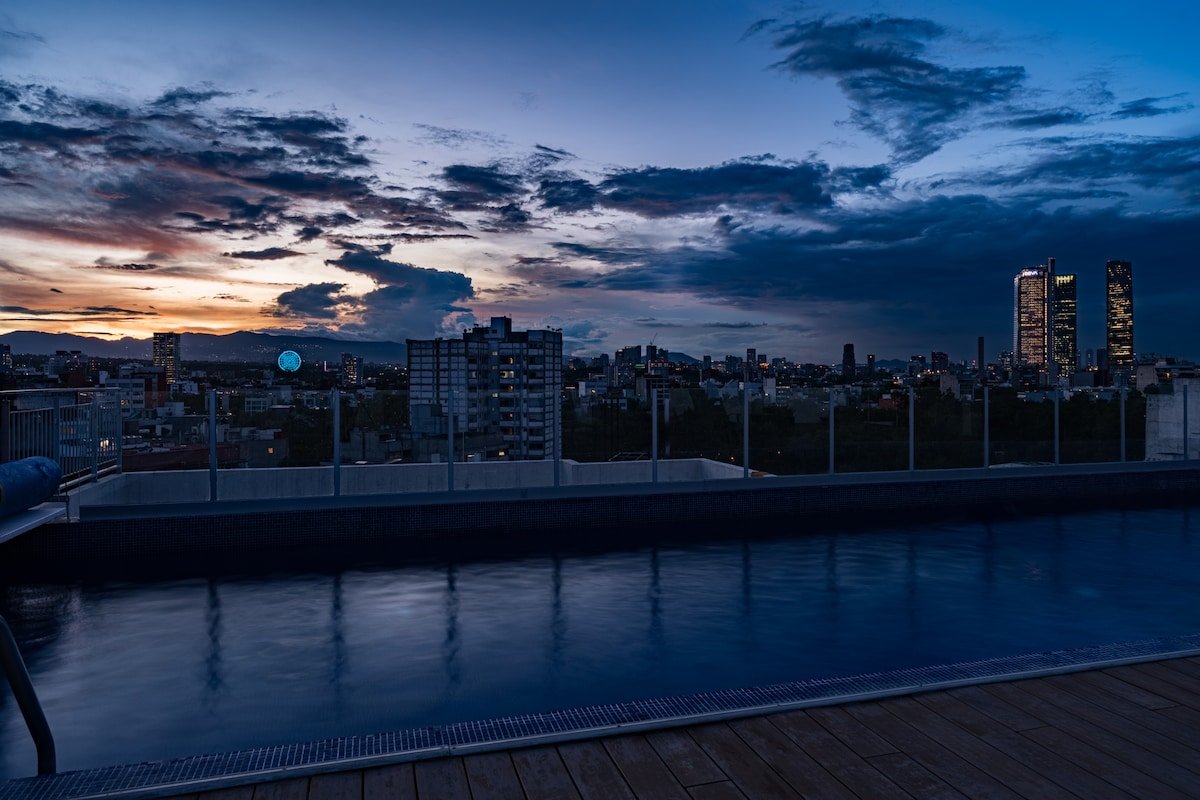 Condesa Amazing 3BrApt W/PrivateTerrace/Pool 6 PAX gallery image 5