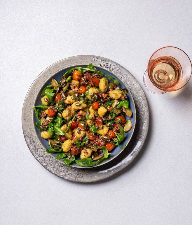 Photo of Crispy Gnocchi & Tomato Salad