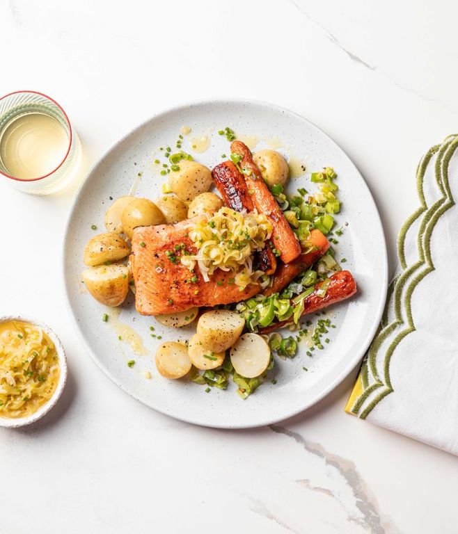 Photo of Doos Crispy Trout & White Wine Sauce