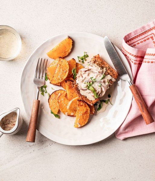 Photo of Baked Trout & Creamy Onions