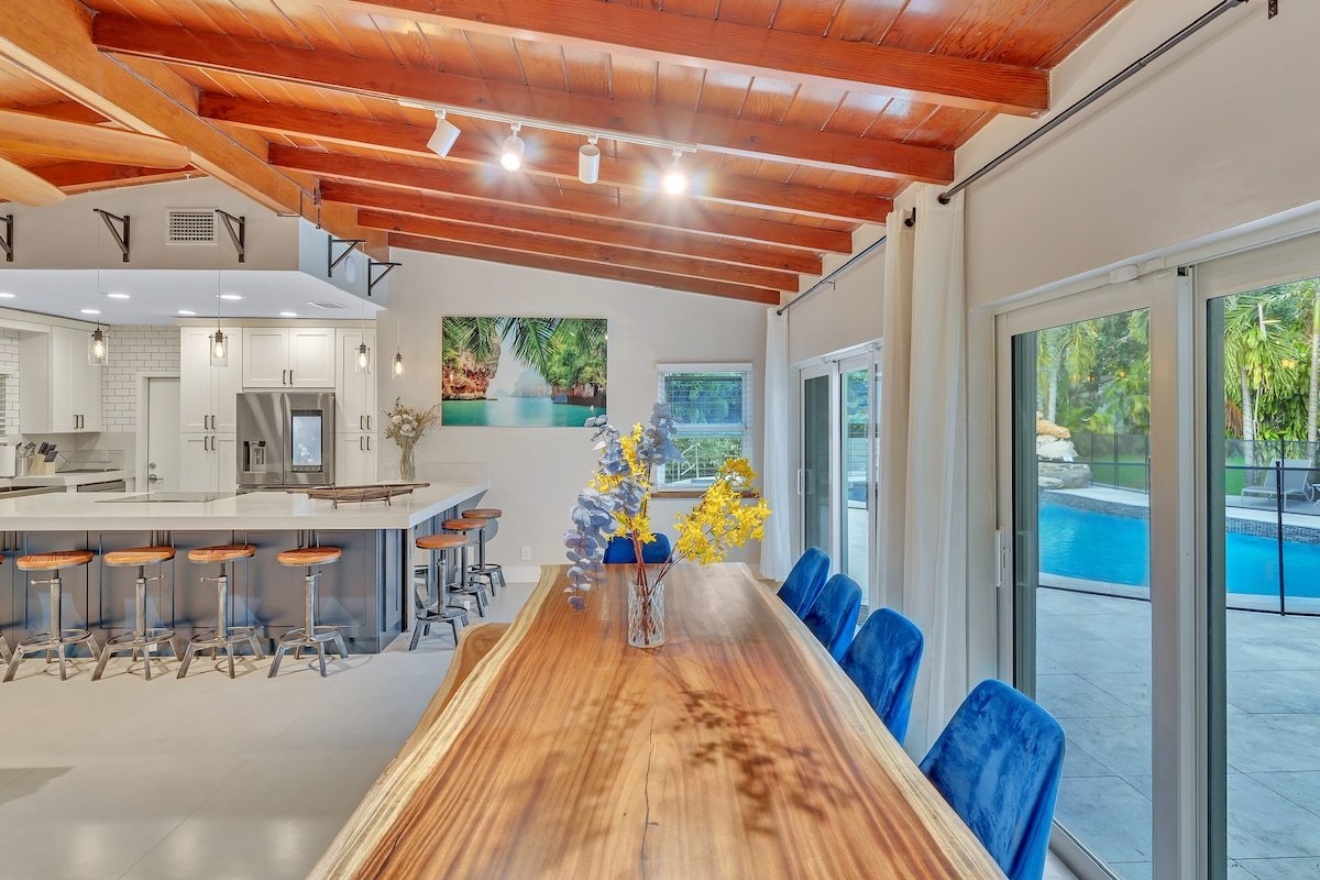 Large 3 bedroom heated pool large Yard gallery image 2