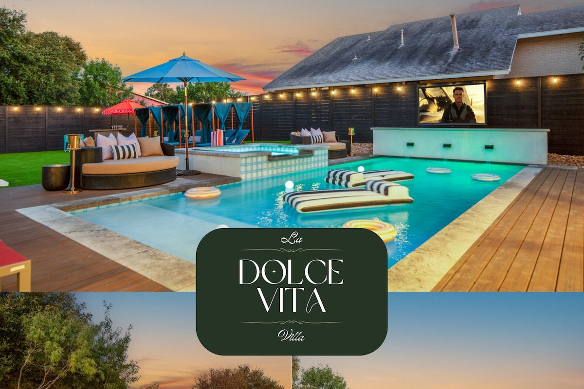 Most EPIC Austin Experience! La Dolce Vita Villa gallery image 2