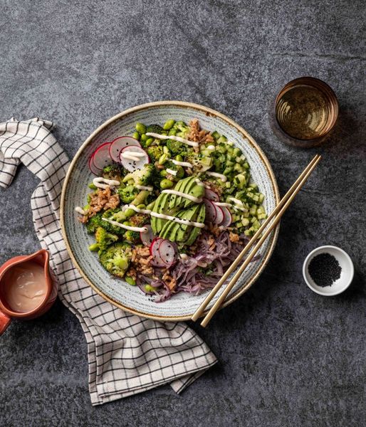 Photo of Avocado, Broccoli & Sesame Rice Salad