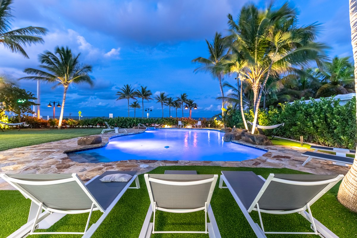 Private Beachfront Resort Style Home