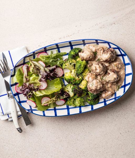Photo of Swedish Ostrich Meatballs & Broccoli