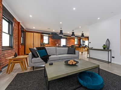 Designer Living within Historic Art Deco Building