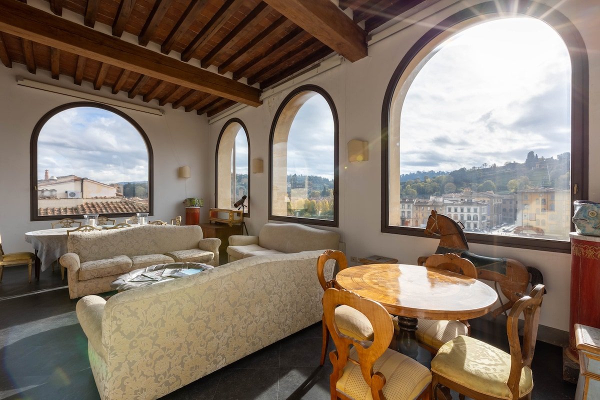 Attico con terrazza vista panoramica 360 Firenze gallery image 4
