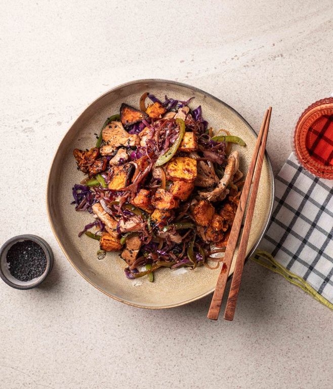 Photo of Ginger Pork & Cabbage Bowl