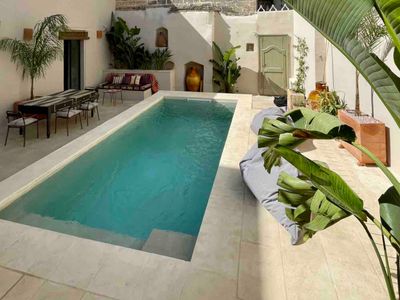 Corte Zuccaro, private pool, and courtyard
