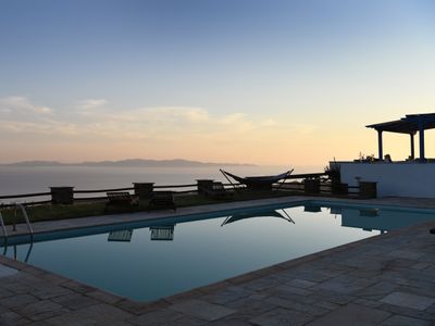 Tinos Sky villa with 8 bedrooms and pool