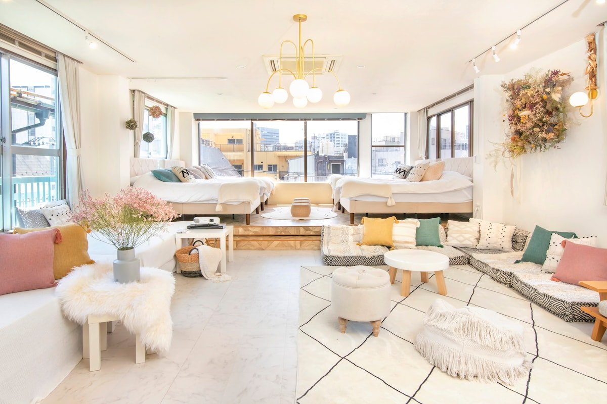 浅草徒歩3分/140㎡Max22名/無料駐車場/屋上絶景/渋谷直通 gallery image 2