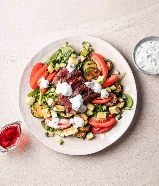 Photo of Baby Marrow & Ostrich Salad