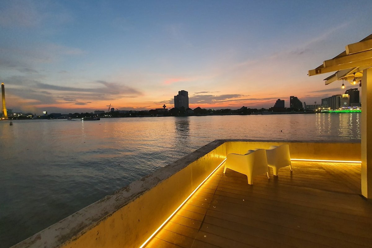 Riverfront house for rent/Chao phraya river house gallery image 2