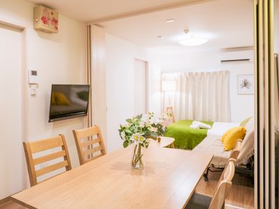 【最大13名】神楽坂駅4分/90㎡/4ベッドルーム/7ベッド/2部屋/2バス・2トイレ/1棟貸切