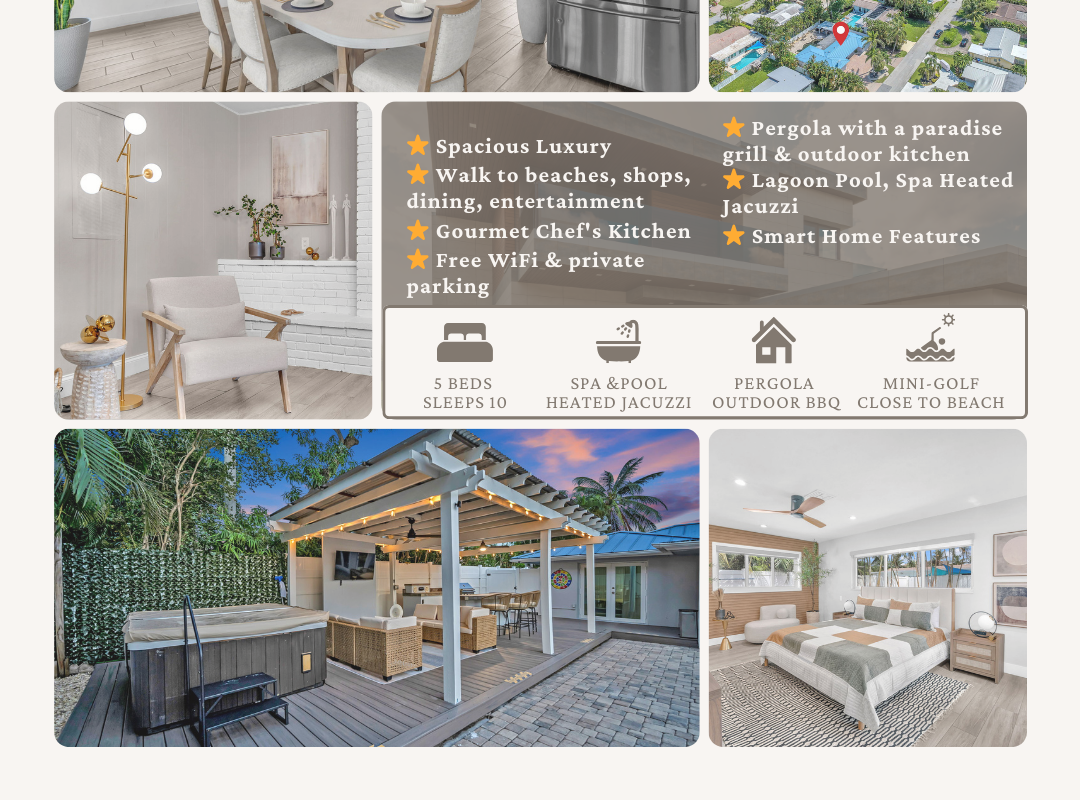 Walk to Beach|MiniGolf|Pool|BBQ|Spa|Heated Jacuzzi