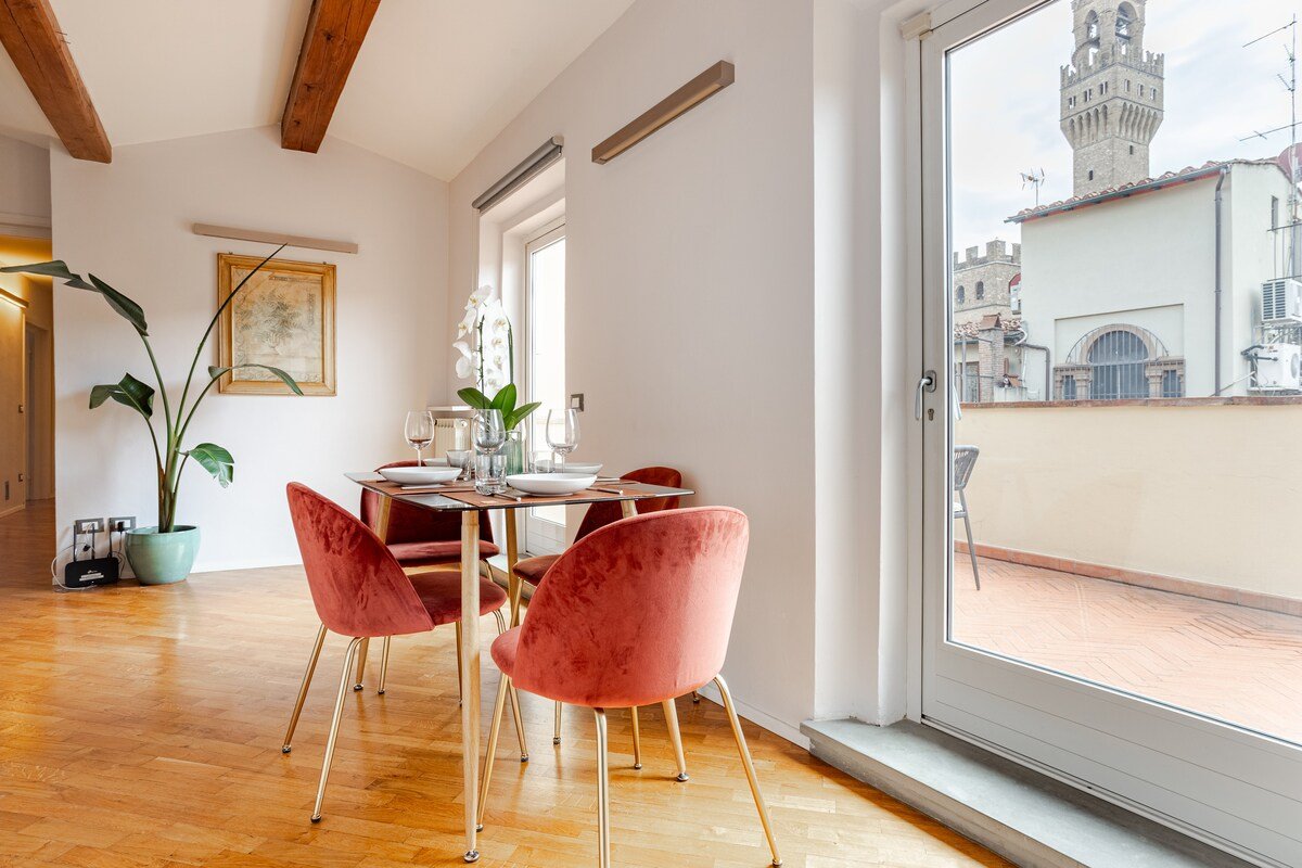 Signoria – Bellissimo attico con vista sui tetti gallery image 5