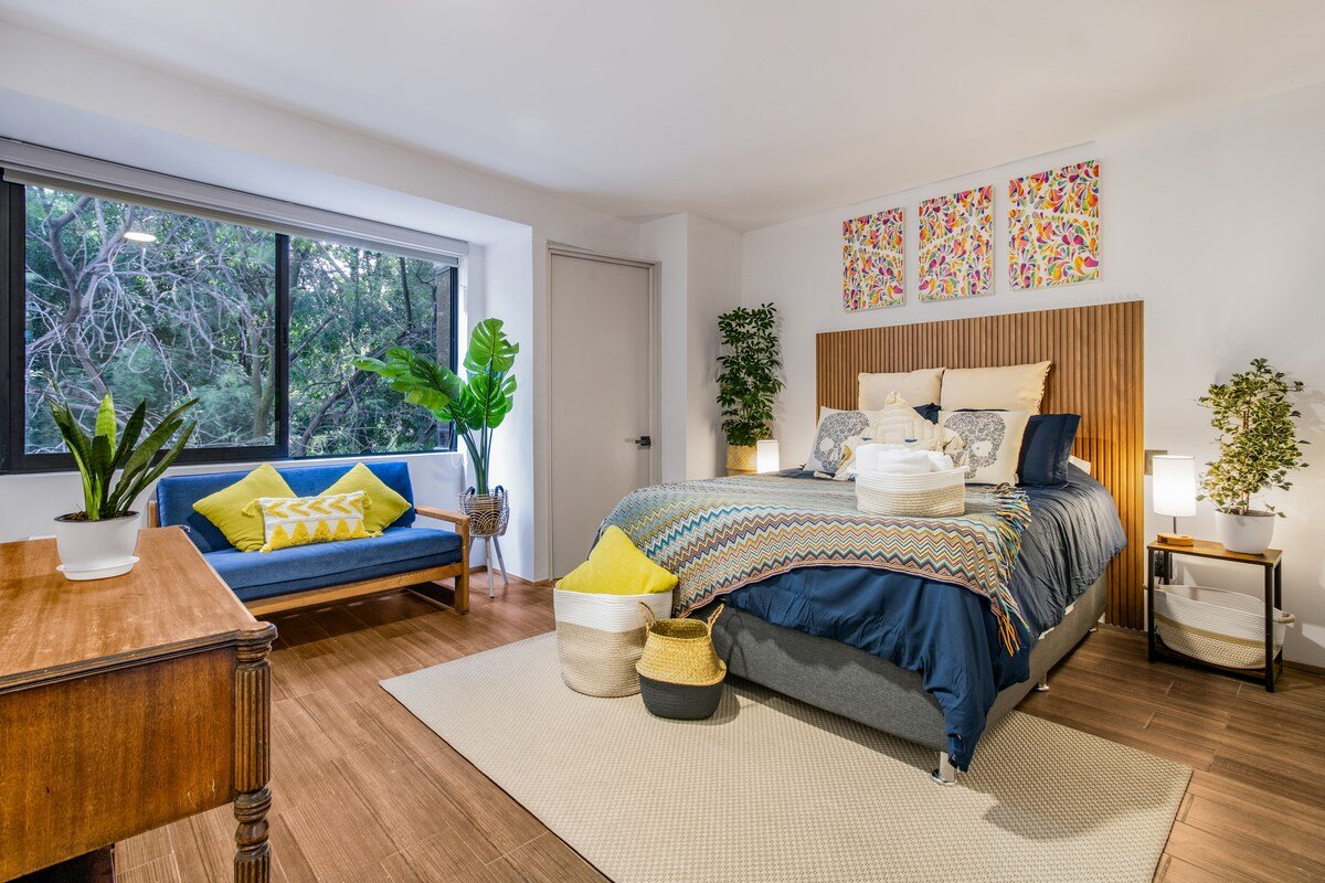 Amsterdam Boho Condesa Sanctuary with AC gallery image 3