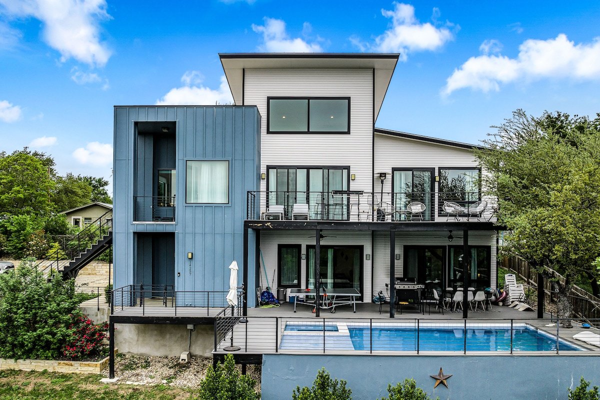 Lake Travis Hillside Haven | Pool + Stunning Views gallery image 3