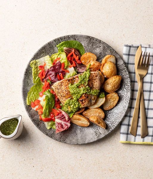 Photo of Seared Pesto Yellowtail