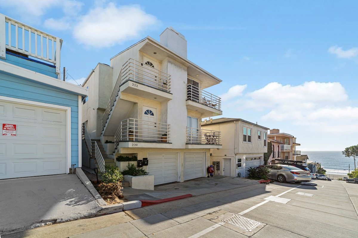 Top Floor Ocean Views & 2 Car Garage Steps to Sand gallery image 5