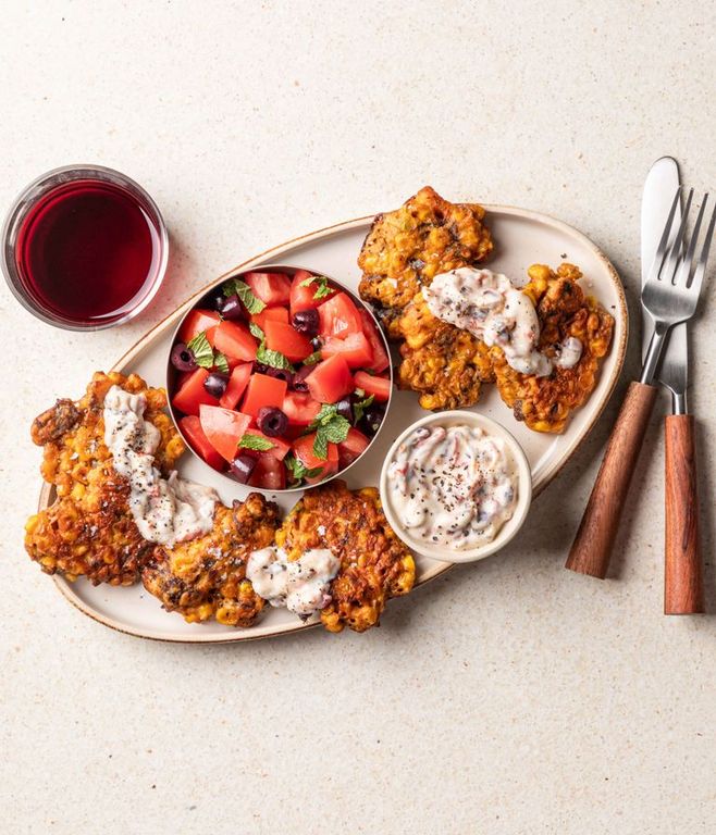 Photo of Summer Corn & Biltong Fritters