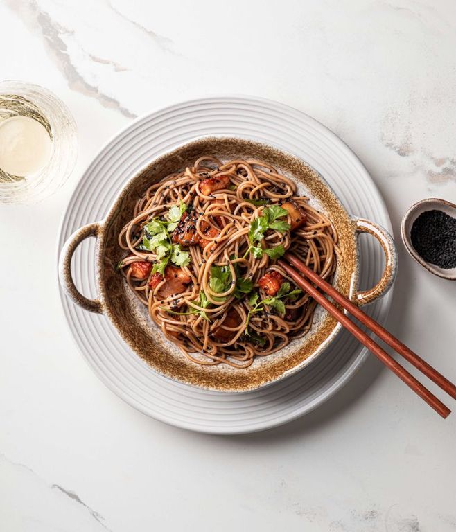 Photo of Spicy Pork Kassler & Soba Noodles