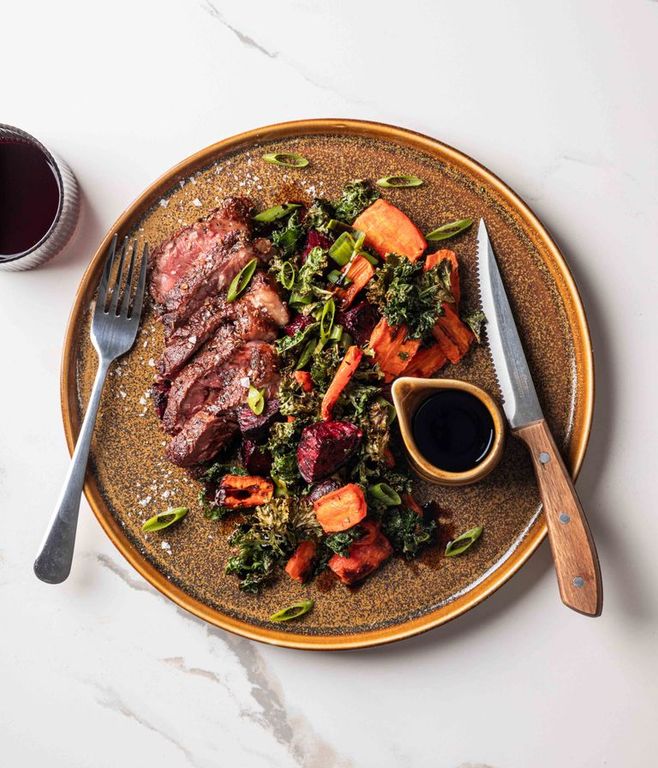 Photo of Seared Beef & Roast Beetroot Salad