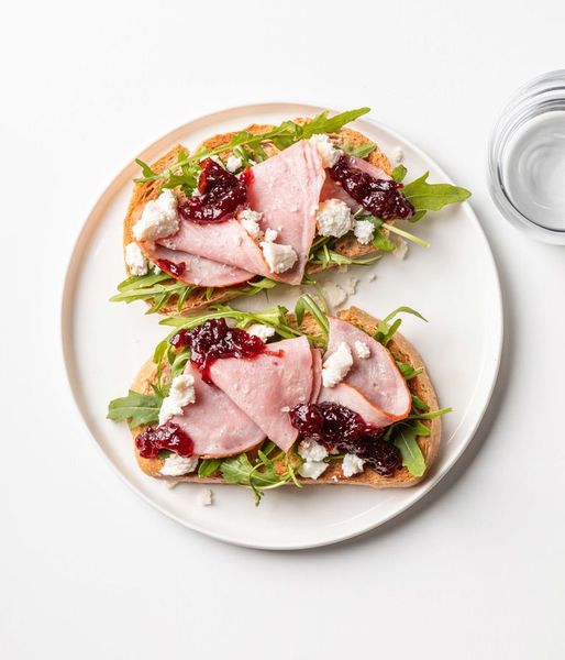 Photo of Plum & Ham Ricotta Toast