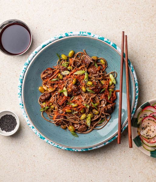 Photo of Gochujang Ostrich & Soba Noodles