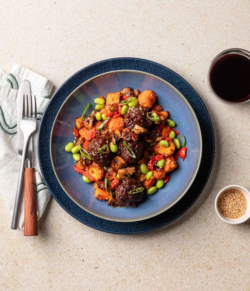 Photo of Umami Mushroom Beef Meatballs