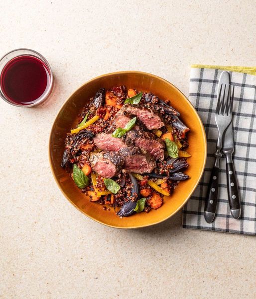 Photo of Grilled Ostrich Quinoa Salad