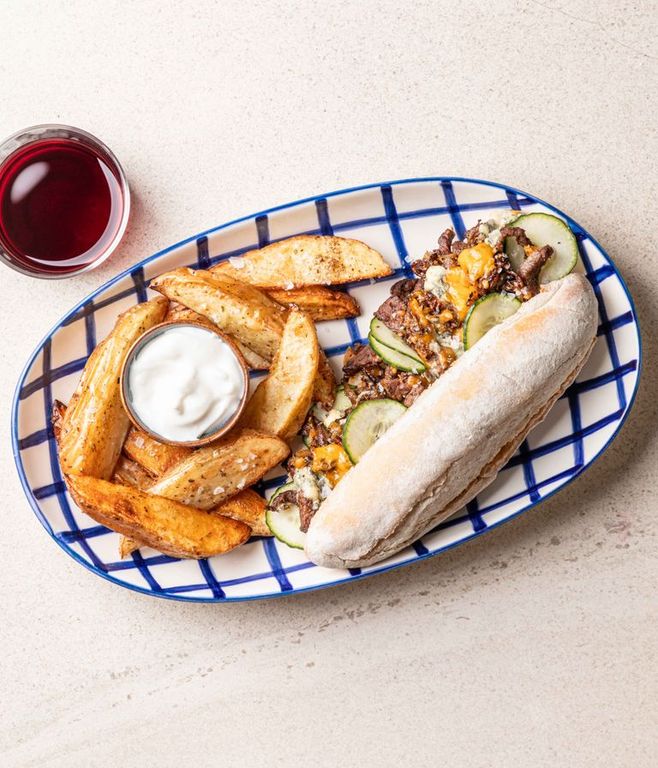 Photo of Blue Cheese & Sweet Onion Beef Sub