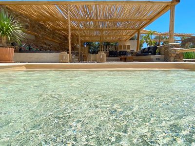 Seaside Naxos : 4BDR Villa Aetheria At Plaka Beach