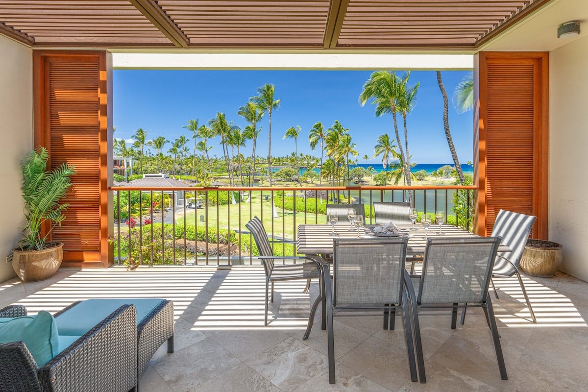 Oceanfront Mauna Lani 2 bdrm Condo, Steps to Beach gallery image 4