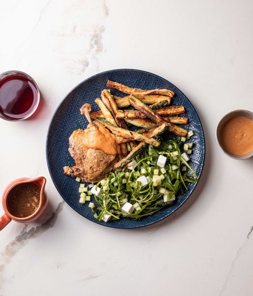 Photo of Creation’s Confit Duck & Zucchini Fries